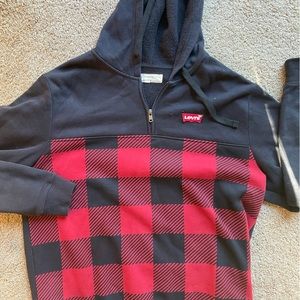 Levi’s Plaid Hoodie